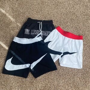 Nike Kids Black and White Shorts Duo
